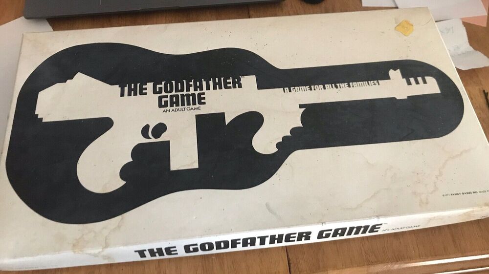 The Godfather board game NYC Crime Families Mafia Mobsters vintage 70s complete